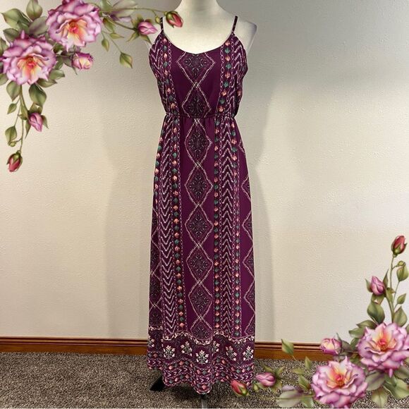 Skies Are Blue floral Spaghetti Strap Sundress size small - Picture 1 of 15